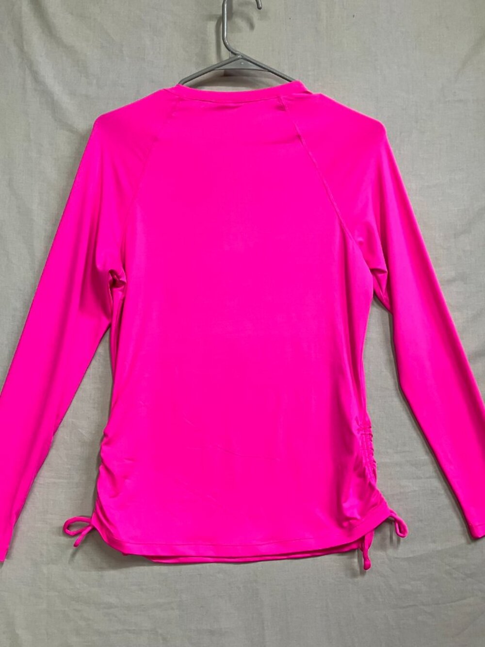ZeroXposur Swimwear Athletic Top Women Small Pink UPF 50+ L-Sleeves Quarter Zip - Picture 6 of 8